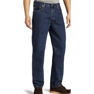 Levis 550 Big Tall Relaxed Jeans Medium Blue Mens 46X29 NEW Fast Ship